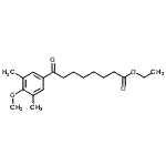 CAS 登录号：898751-14-9， 乙基8-(4-甲氧基-3,5-二甲基苯基)-8-氧代辛酸酯