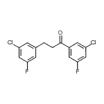 CAS 登录号：898751-16-1， 1,3-二(3-氯-5-氟苯基)-1-丙酮