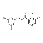 CAS 登录号：898751-24-1， 3-(3-氯-5-氟苯基)-1-(2,3-二氯苯基)-1-丙酮