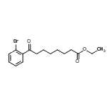 CAS 登录号：898751-34-3， 乙基8-(2-溴苯基)-8-氧代辛酸酯