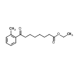 CAS 登录号：898751-42-3， 乙基8-(2-甲基苯基)-8-氧代辛酸酯