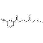 CAS#: 898751-46-7, Ethyl 5-(3-methylphenyl)-5-oxopentanoate