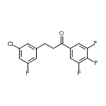 CAS#: 898751-56-9, 3-(3-Chloro-5-fluorophenyl)-1-(3,4,5-trifluorophenyl)-1-propanone