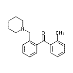 CAS 登录号：898751-65-0， (2-甲基苯基)[2-(1-哌啶基甲基)苯基]甲酮