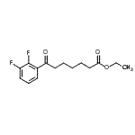 CAS 登录号：898753-02-1， 乙基7-(2,3-二氟苯基)-7-氧代庚酸酯