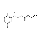 CAS#: 898753-14-5, Ethyl 4-(2,5-difluorophenyl)-4-oxobutanoate