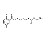 CAS#: 898753-22-5, Ethyl 8-(2,5-difluorophenyl)-8-oxooctanoate