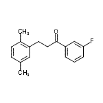 CAS 登录号：898753-42-9， 3-(2,5-二甲基苯基)-1-(3-氟苯基)-1-丙酮