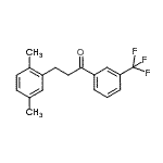 CAS 登录号：898753-84-9， 3-(2,5-二甲基苯基)-1-[3-(三氟甲基)苯基]-1-丙酮