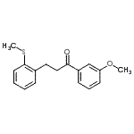 CAS 登录号：898754-27-3， 1-(3-甲氧基苯基)-3-[2-(甲硫基)苯基]-1-丙酮