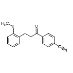 CAS#: 898754-36-4, 4-{3-[2-(Methylsulfanyl)phenyl]propanoyl}benzonitrile