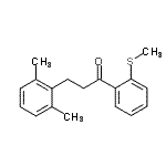 CAS 登录号：898754-58-0， 3-(2,6-二甲基苯基)-1-[2-(甲硫基)苯基]-1-丙酮