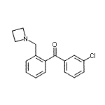 CAS 登录号：898754-74-0， [2-(1-氮杂环丁基甲基)苯基](3-氯苯基)甲酮