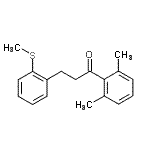 CAS 登录号：898754-81-9， 1-(2,6-二甲基苯基)-3-[2-(甲硫基)苯基]-1-丙酮