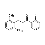 CAS 登录号：898755-02-7， 3-(2,6-二甲基苯基)-1-(2-氟苯基)-1-丙酮