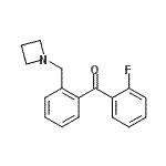 CAS 登录号：898755-05-0， [2-(1-氮杂环丁基甲基)苯基](2-氟苯基)甲酮