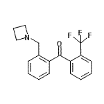CAS#: 898755-07-2, [2-(1-Azetidinylmethyl)phenyl][2-(trifluoromethyl)phenyl]methanone