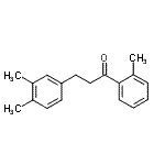 CAS 登录号：898755-55-0， 3-(3,4-二甲基苯基)-1-(2-甲基苯基)-1-丙酮