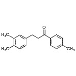 CAS 登录号：898755-60-7， 3-(3,4-二甲基苯基)-1-(4-甲基苯基)-1-丙酮