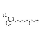 CAS#: 898755-64-1, Ethyl 8-[2-(1-azetidinylmethyl)phenyl]-8-oxooctanoate