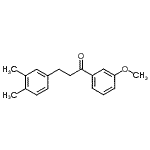 CAS 登录号：898755-65-2， 3-(3,4-二甲基苯基)-1-(3-甲氧基苯基)-1-丙酮