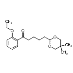 CAS 登录号：898755-78-7， 5-(5,5-二甲基-1,3-二恶烷-2-基)-1-(2-乙氧基苯基)-1-戊酮