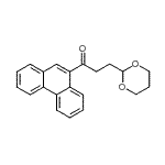 CAS 登录号：898756-44-0， 3-(1,3-二恶烷-2-基)-1-(9-菲基)-1-丙酮