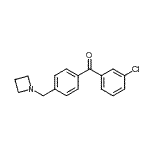 CAS#: 898756-46-2, [4-(1-Azetidinylmethyl)phenyl](3-chlorophenyl)methanone