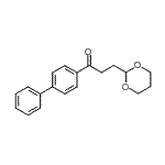 CAS#: 898756-62-2, 1-(4-Biphenylyl)-3-(1,3-dioxan-2-yl)-1-propanone