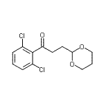CAS#: 898756-97-3, 1-(2,6-Dichlorophenyl)-3-(1,3-dioxan-2-yl)-1-propanone