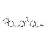 CAS#: 898757-55-6, [4-(1,4-Dioxa-8-azaspiro[4.5]dec-8-ylmethyl)phenyl](4-methoxyphenyl)methanone