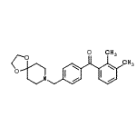 CAS#: 898757-88-5, (2,3-Dimethylphenyl)[4-(1,4-dioxa-8-azaspiro[4.5]dec-8-ylmethyl)phenyl]methanone