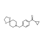 CAS#: 898758-55-9, Cyclopropyl[4-(1,4-dioxa-8-azaspiro[4.5]dec-8-ylmethyl)phenyl]methanone
