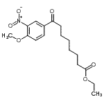 CAS#: 898758-97-9, Ethyl 8-(4-methoxy-3-nitrophenyl)-8-oxooctanoate