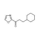 CAS 登录号：898759-06-3， 3-环己基-1-(1,3-恶唑-2-基)-1-丙酮