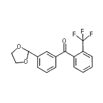 CAS#: 898759-31-4, [3-(1,3-Dioxolan-2-yl)phenyl][2-(trifluoromethyl)phenyl]methanone