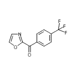 CAS 登录号：898759-66-5， 1,3-恶唑-2-基[4-(三氟甲基)苯基]甲酮