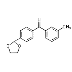 CAS#: 898759-82-5, [4-(1,3-Dioxolan-2-yl)phenyl](3-methylphenyl)methanone