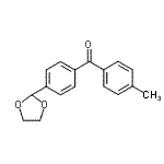 CAS 登录号：898759-84-7， [4-(1,3-二氧戊环-2-基)苯基](4-甲基苯基)甲酮