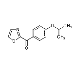 CAS 登录号：898760-01-5， (4-异丙氧基苯基)(1,3-恶唑-2-基)甲酮