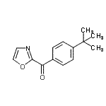 CAS 登录号：898760-03-7， [4-(2-甲基-2-丙基)苯基](1,3-恶唑-2-基)甲酮