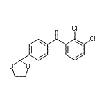 CAS#: 898760-66-2, (2,3-Dichlorophenyl)[4-(1,3-dioxolan-2-yl)phenyl]methanone