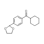 CAS 登录号：898760-90-2， 环己基[4-(1,3-二氧戊环-2-基)苯基]甲酮