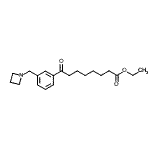 CAS#: 898761-20-1, Ethyl 8-[3-(1-azetidinylmethyl)phenyl]-8-oxooctanoate