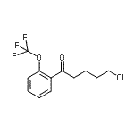 CAS 登录号：898761-39-2， 5-氯-1-[2-(三氟甲氧基)苯基]-1-戊酮