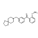 CAS#: 898761-65-4, [3-(1,4-Dioxa-8-azaspiro[4.5]dec-8-ylmethyl)phenyl][2-(methylsulfanyl)phenyl]methanone