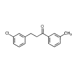 CAS 登录号：898762-14-6， 3-(3-氯苯基)-1-(3-甲基苯基)-1-丙酮