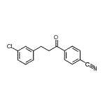 CAS#: 898762-35-1, 4-[3-(3-Chlorophenyl)propanoyl]benzonitrile