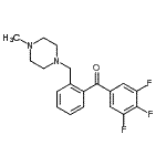 CAS#: 898762-54-4, {2-[(4-Methyl-1-piperazinyl)methyl]phenyl}(3,4,5-trifluorophenyl)methanone