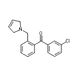 CAS#: 898763-10-5, (3-Chlorophenyl)[2-(2,5-dihydro-1H-pyrrol-1-ylmethyl)phenyl]methanone